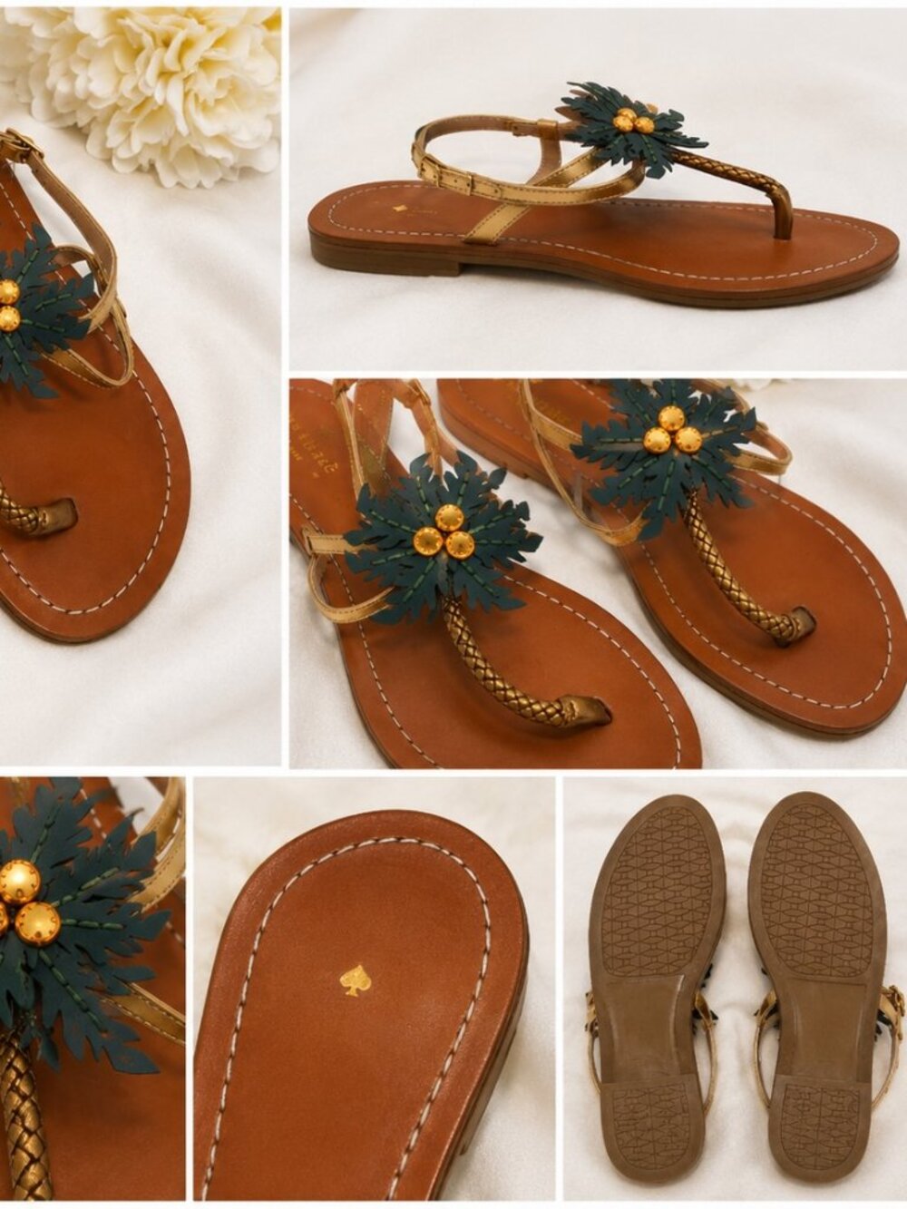 Kate Spade Floral Thong Sandals